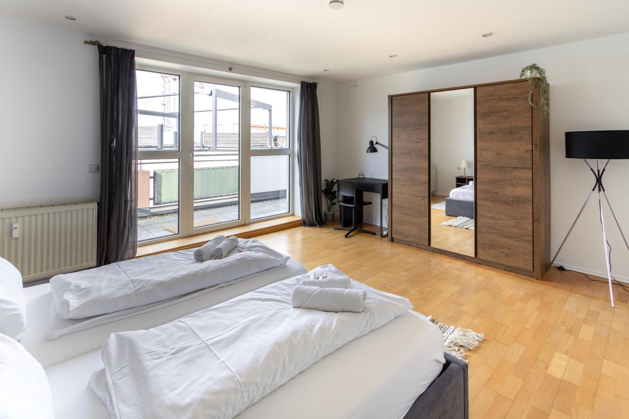 Penthouse-Maisonette - City Center, Highspeed Internet, Garage Вормс Екстериор снимка